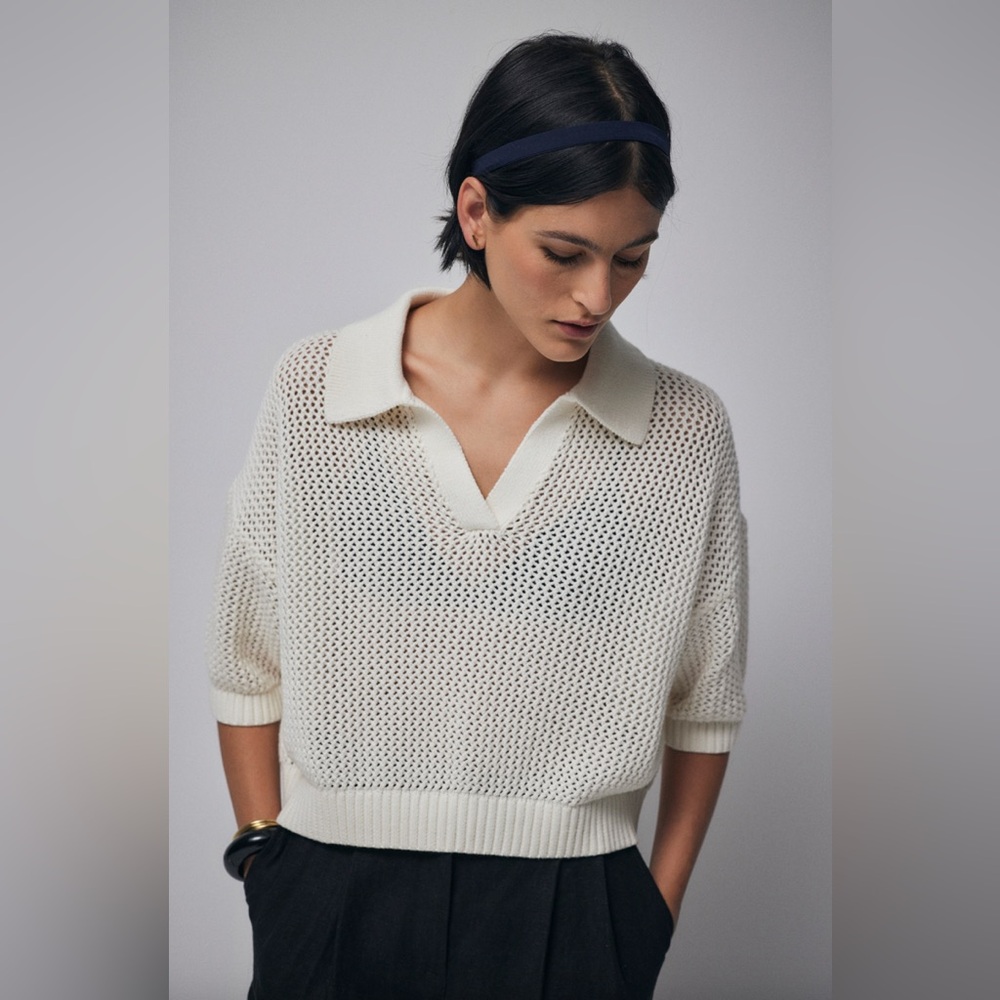 Velvet by Graham & Spencer Women's Polo Neck Sweater Top